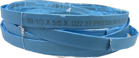 89-1/3'' X 5/8'' X 0.022'' X 3T Premium Meat Band Saw Blade (Pack of 4) item no: 3089-1/3 5/8 022 3EDG - Edgetek